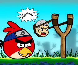 Хидан в Angry Birds